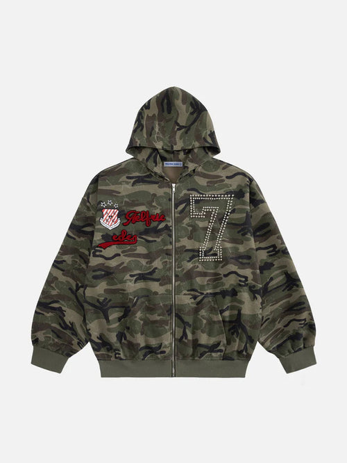 Urban Camo Zip Hoodie