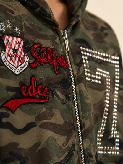 Urban Camo Zip Hoodie