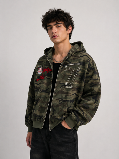 Urban Camo Zip Hoodie