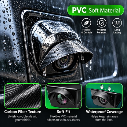 Car Camera Rain Guard – Clear View Protector for Rear & Side Cameras