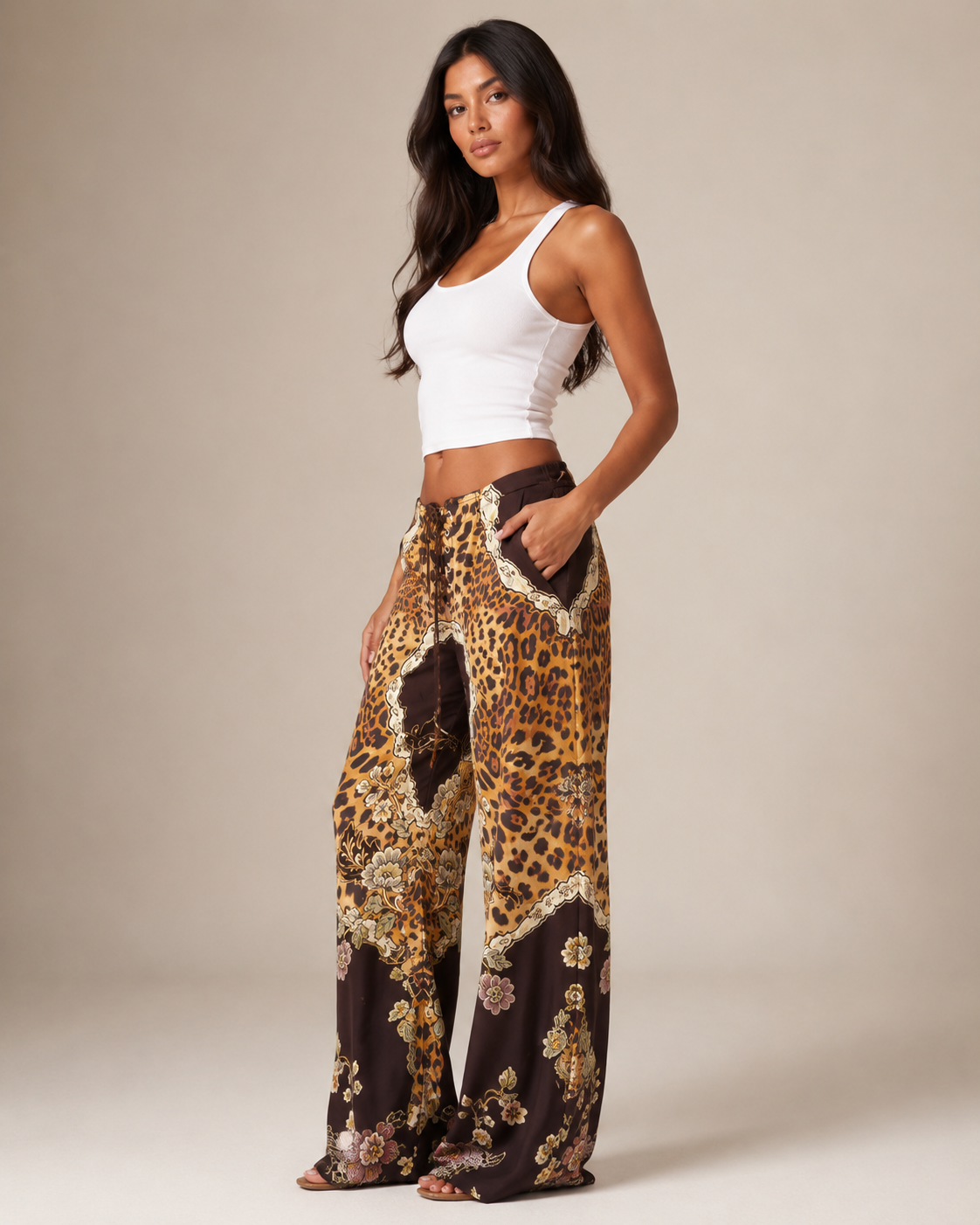 Leopard Flare Leggings