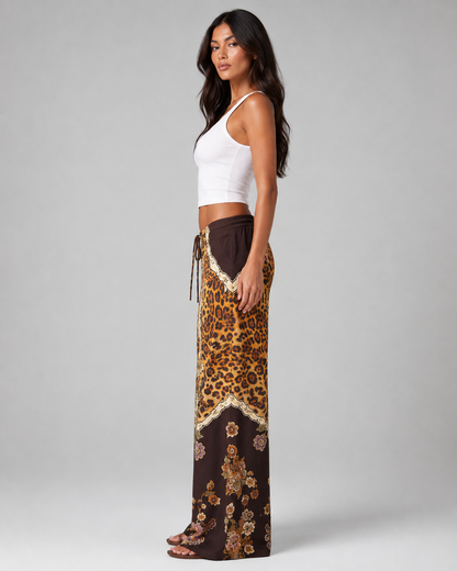Leopard Flare Leggings