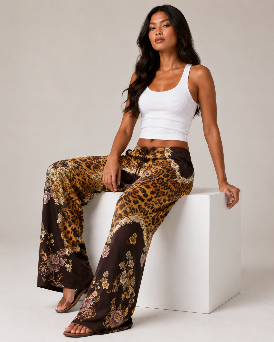 Leopard Flare Leggings