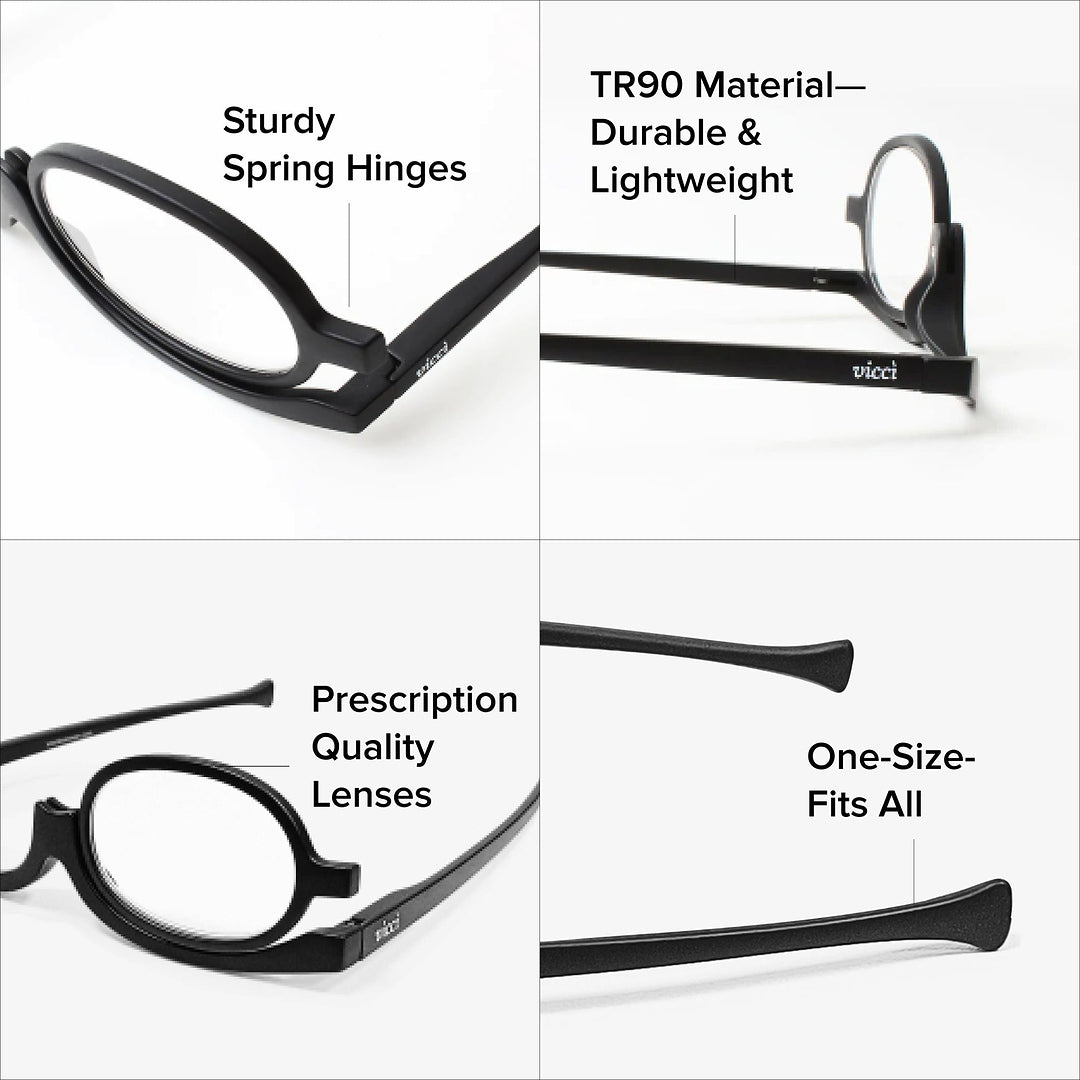 Smart Makeup Reader Glasses – See Clearly & Apply Makeup With Ease