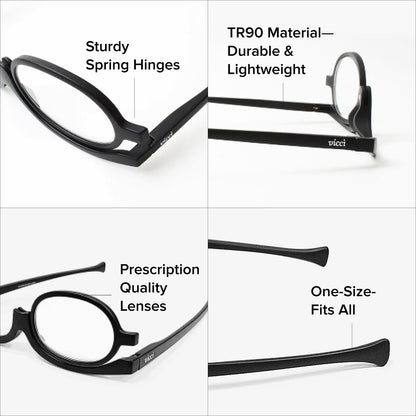 Smart Makeup Reader Glasses – See Clearly & Apply Makeup With Ease