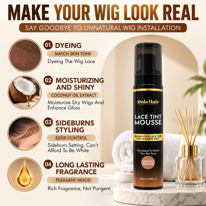 Lace Melt Wig Install Kit – Complete Lace Tint, Glue, Remover & Melting Bands Set