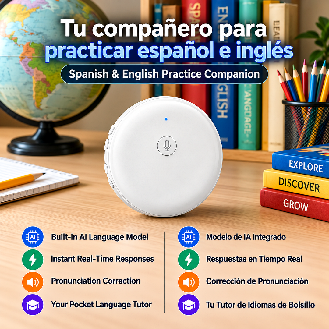 SmartTalk Translator - 165 Language Translation & Speaking Practice Device